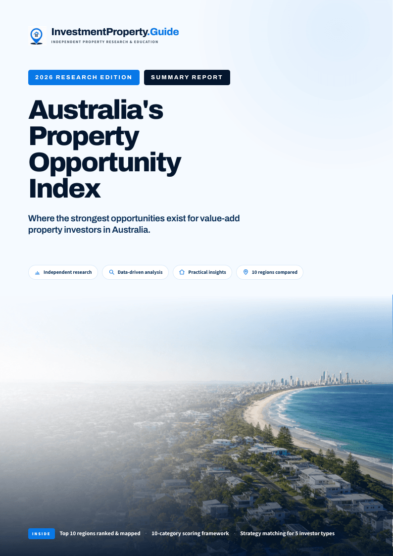 Cover of Australia’s Property Opportunity Index — Summary Report